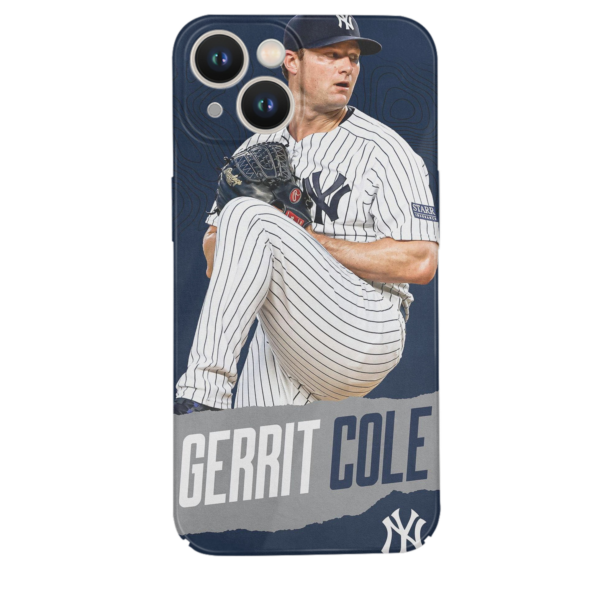 Gerrit Cole 22 IPhone 14 Series Full-Cover Hard Case – Shockproof With Raised Camera Protection – Precise Cutouts, Wireless Charging Compatible – Durable, Anti-Yellowing, Easy To Clean